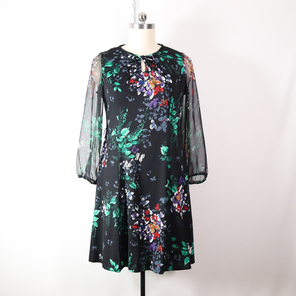 Vintage Dresses & Skirts - ❌SOLD❌vintage 70s floral butterfly print dress